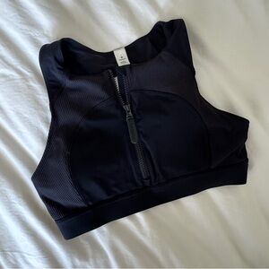 Lululemon Athletica Black Sports Bra with Zipper
